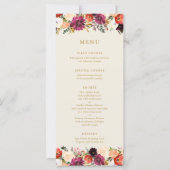 野生の秋の花束 |のメ結婚ニュー (正面)