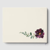 野生の秋の花束 |の結婚ゲストブック ゲストブック (裏面)