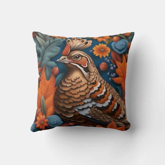 野生の秋 – n07 クッション (裏面)