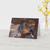 野生の空白のな挨拶状の精神 カード (黄色い花)