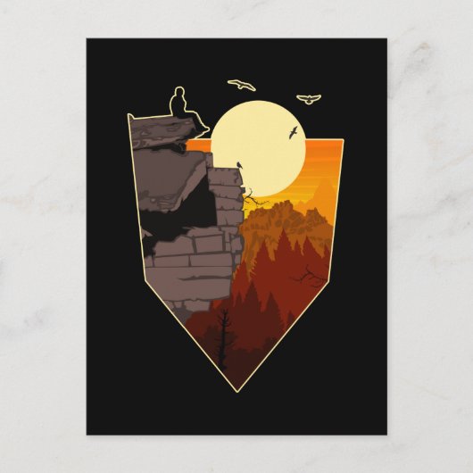 野生の端 ポストカード (正面)