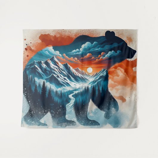 野生の精神 タペストリー (正面(横))