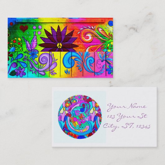 野生の素晴しい70年代色Thunder_Cove 名刺 (正面/裏面)