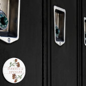 野生の素朴花 |焦げたオレンジ色のフローラ結婚の マグネット