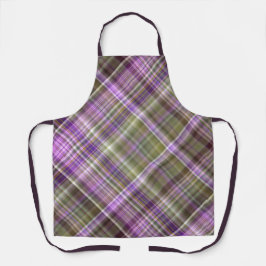 野生の紫のアスター紫と緑のプライド エプロン