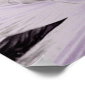 野生の紫のユリ….. ポスター (角)