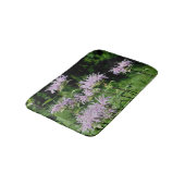 野生の紫色のビーバームの花 バスマット (アングル)