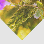 野生の紫色の朝顔の花の切り離し 薄葉紙 (詳細)