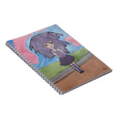 "野生の紫色の"ノート ノートブック (右側)