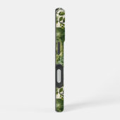 野生の緑の葉つる植物 iPhone 16ケース (右側面)