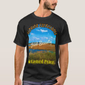 野生の美しさ、抑えきれない平穏 エバーグレーズの自然 Tシャツ (正面)