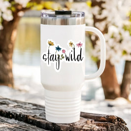 野生の肯定花を維持 |ダイカットのシール シール