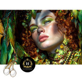 野生の自然女神の部族のデコページ 薄葉紙