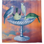 野生の自然 – バードバズバード シャワーカーテン (正面)