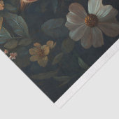 野生の花が切り離される美しいオレンジ色の子猫 薄葉紙 (詳細)