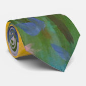 野生の花でいっぱいの畑 ネクタイ (ロール)