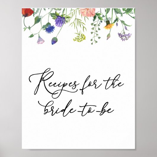 野生の花と蜂のレシピ サイン (正面)