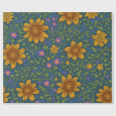 野生の花に関するクールおもしろいの事実を解明する – ラッピングペーパー (フラット)