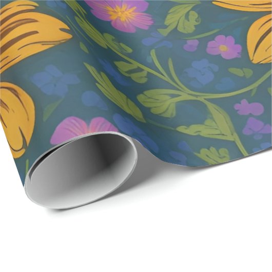 野生の花に関するクールおもしろいの事実を解明する –  ラッピングペーパー (ロールコーナー)