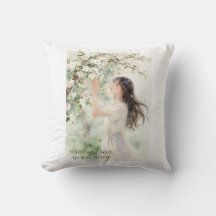 野生の花のような心 - 春の庭の少女