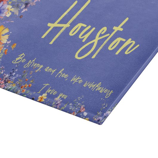 野生の花のように、強くて自由である | 野生の花 カッティングボード (角)