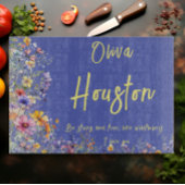 野生の花のように、強くて自由である | 野生の花 カッティングボード