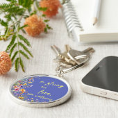 野生の花のように、強くて自由である | 野生の花 キーホルダー (側面)