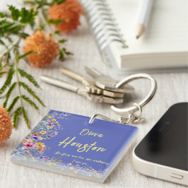 野生の花のように、強くて自由である | 野生の花 キーホルダー