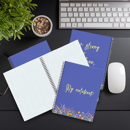 野生の花のように、強くて自由である | 野生の花 ノートブック