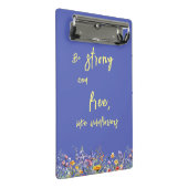 野生の花のように、強くて自由である | 野生の花 ミニクリップボード (アングル)