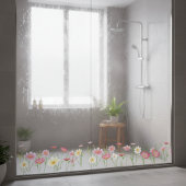 野生の花のウィンドウにしがみつく ウィンドウサイン