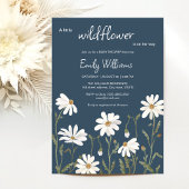 野生の花のデイジーの赤ちゃんシャワーの招待 招待状
