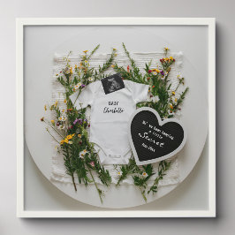 野生の花のデジタル妊娠のお知らせ 貼ってはがせるフォトタイル