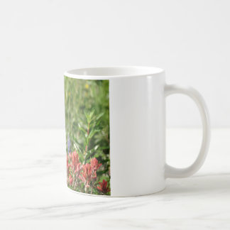 野生の花のハチドリ コーヒーマグカップ
