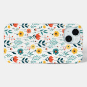 野生の花のパタカラフルーン Case-Mate iPhoneケース (裏面 (横))