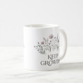 野生の花のボタニカルマグカップ コーヒーマグカップ (正面右)