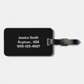 野生の花のマダラチョウ、荷物のラベル ラゲッジタグ (裏面横)