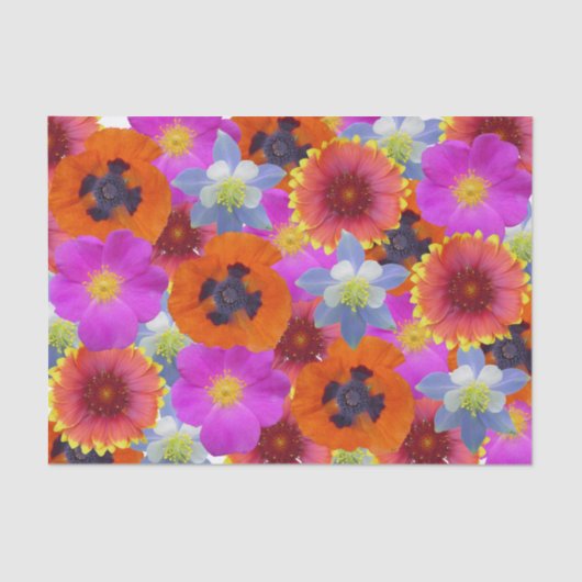 野生の花のメドレー 薄葉紙 (正面)