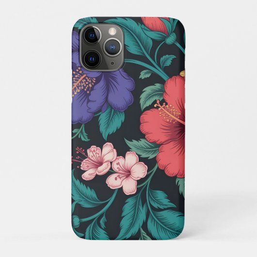 野生の花のリピートパターン Case-Mate iPhoneケース (裏)