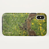 野生の花の中の鹿iPhoneケース Case-Mate iPhoneケース (裏面(横))
