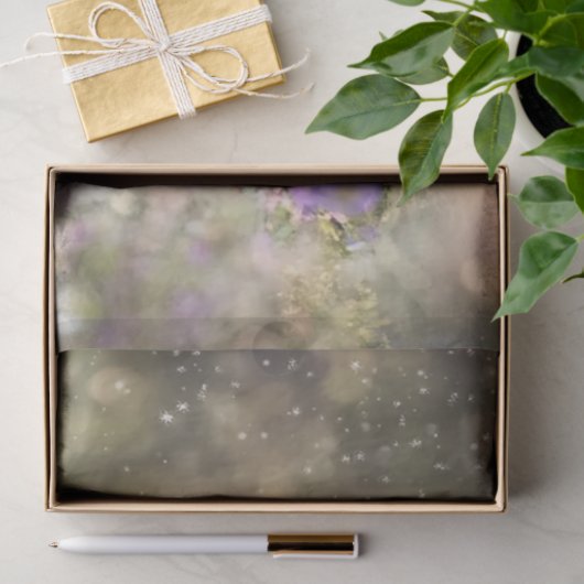 野生の花の分野でクマを切り離す 薄葉紙 (ギフト)