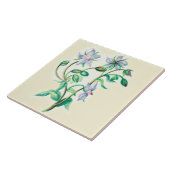 野生の花の国の台所セラミックタイルのるりぢさ タイル (側面)