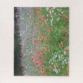 「野生の花の園」 ジグソーパズル (縦)