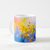 野生の花の夏 コーヒーマグカップ (正面左)