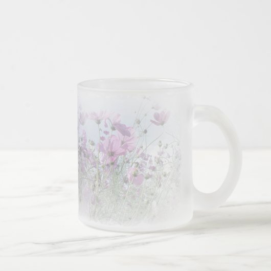 野生の花の夢 フロストグラスマグカップ (右)
