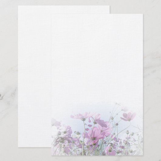 野生の花の夢 便箋 (正面/裏面)