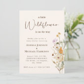 野生の花の小さなカップルがシャワーを男女兼用浴びる 招待状 (スタンド正面)