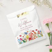 野生の花の小さな野生の花のフローラ赤ちゃんシャワー フェイバーバッグ (封をした状態)