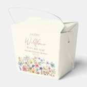 野生の花の小さな野生の花のフローラ赤ちゃんシャワー フェイバーボックス (裏面サイド)