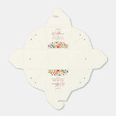 野生の花の小さな野生の花のフローラ赤ちゃんシャワー フェイバーボックス (折り畳みなし)